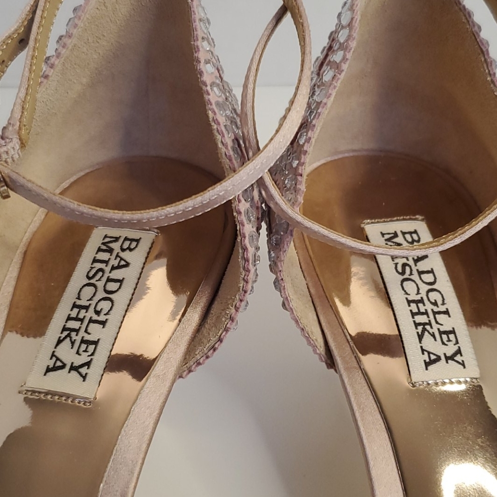 Badgley Mischka jeweled Gillian heels size 7.5 - Picture 6 of 15